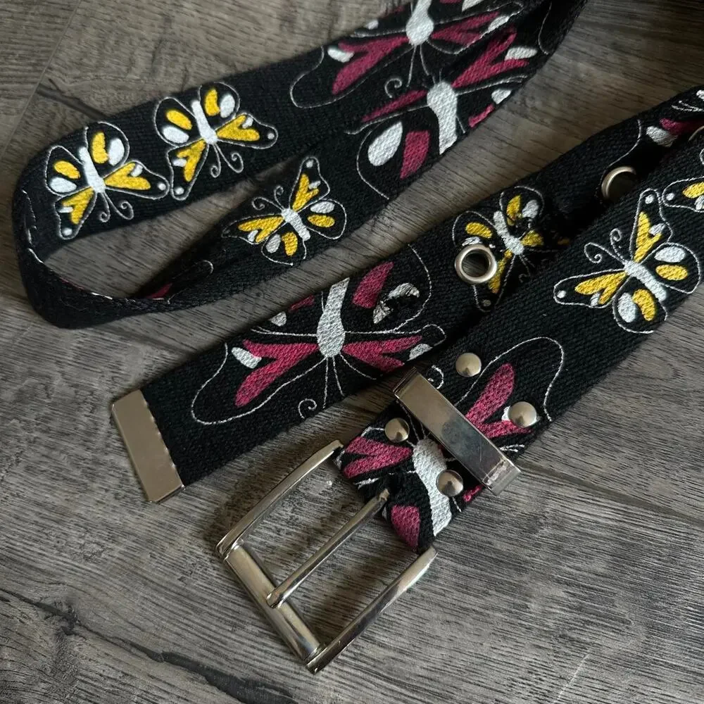 Beautiful Vintage Y2K Strappy Fairy Butterfly Tactical Belt